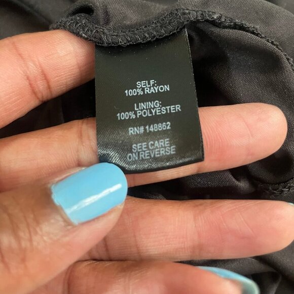 torrid Women's Floral Midi Gauze Mock Neck Pocket Dress Size 4X Fairy Cottage - Picture 11 of 12